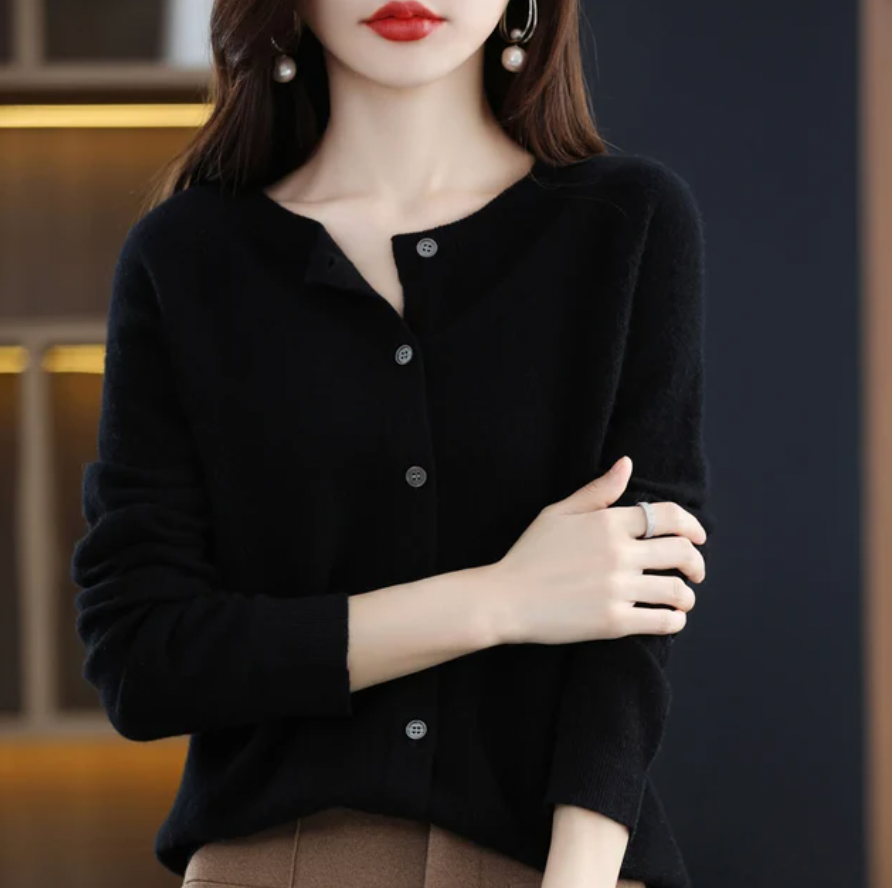 Mara | Women’s knit cardigan with button-down design and timeless silhouette