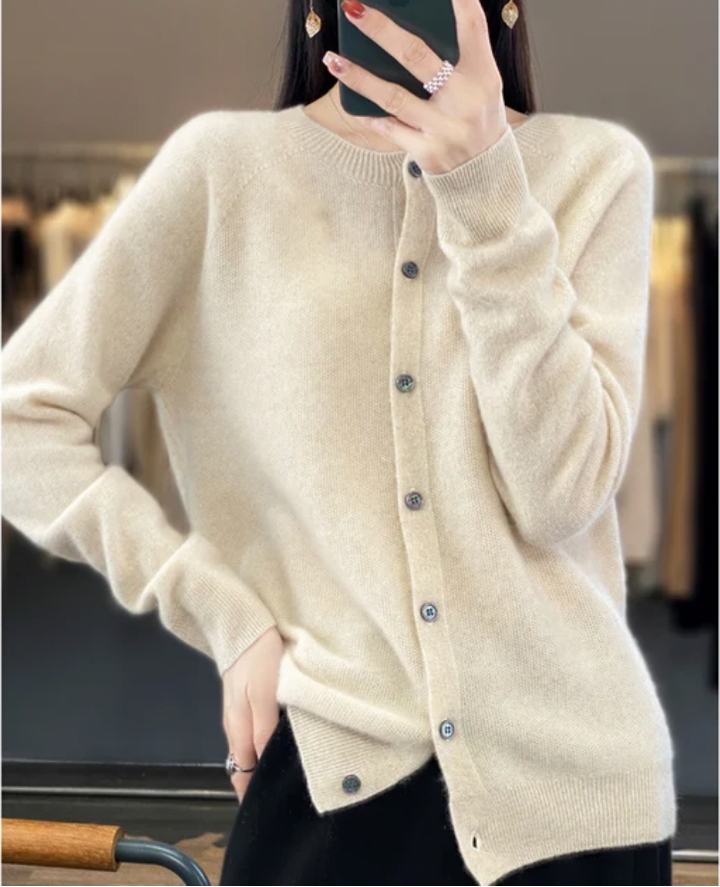 Mara | Women’s knit cardigan with button-down design and timeless silhouette