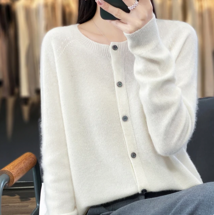 Mara | Women’s knit cardigan with button-down design and timeless silhouette