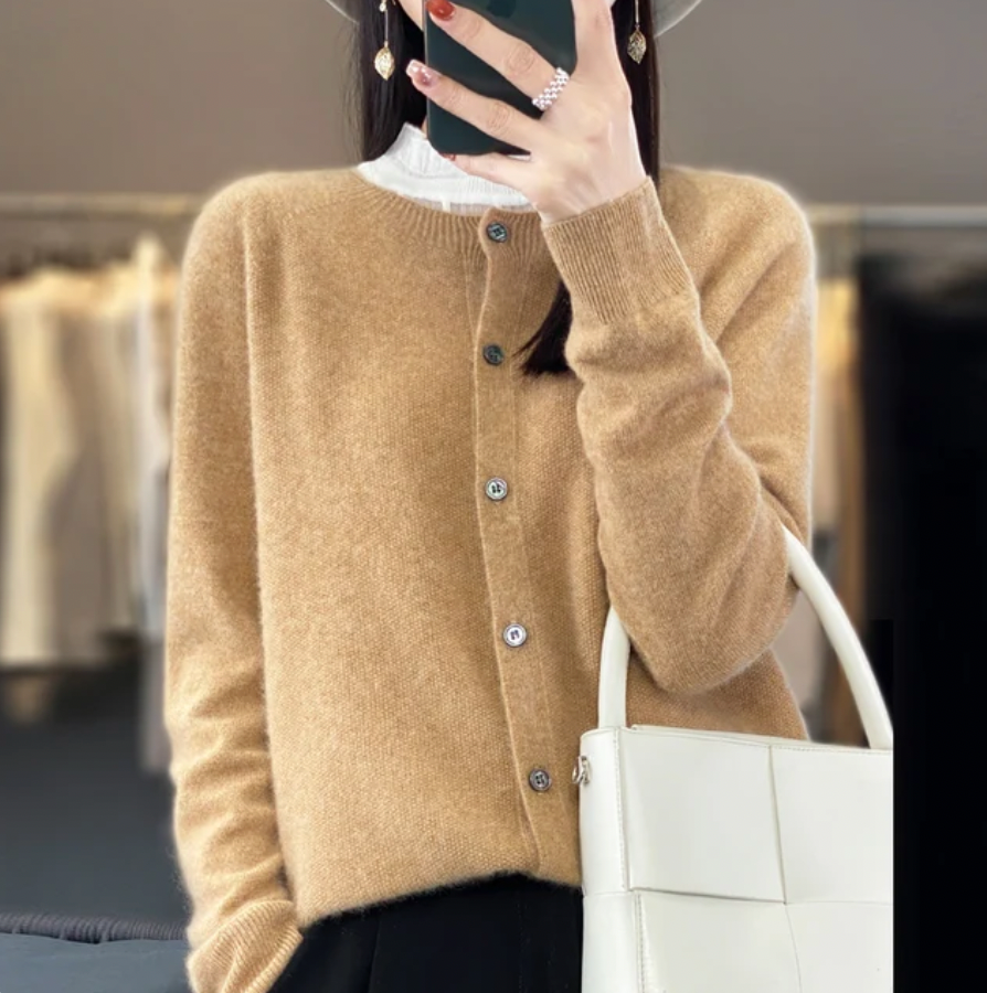 Mara | Women’s knit cardigan with button-down design and timeless silhouette
