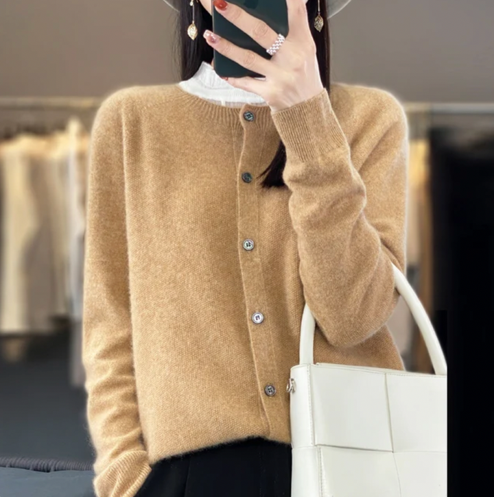 Mara | Women’s knit cardigan with button-down design and timeless silhouette