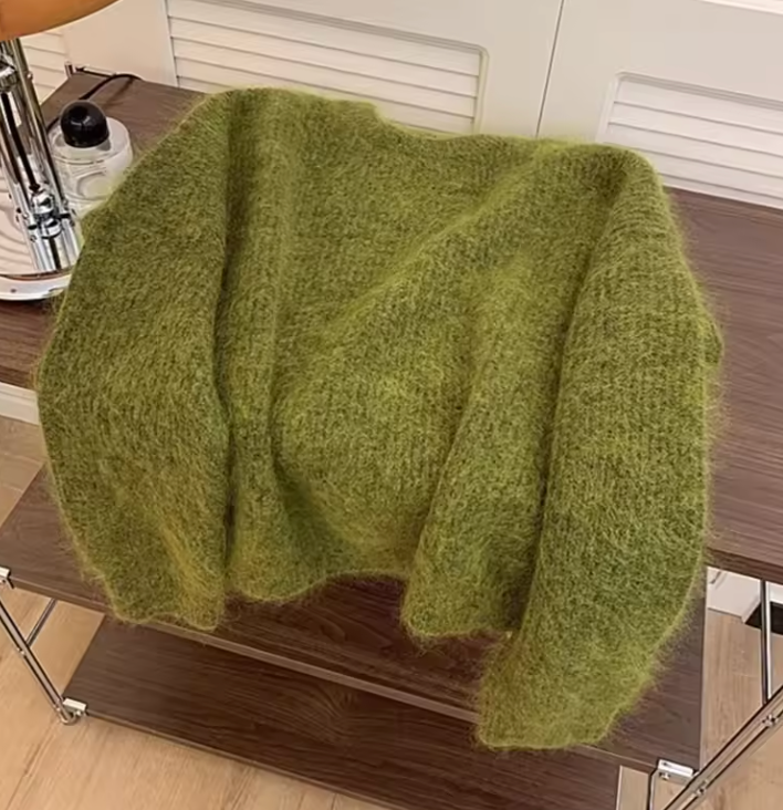 Frida | Women's fuzzy knit oversized sweater