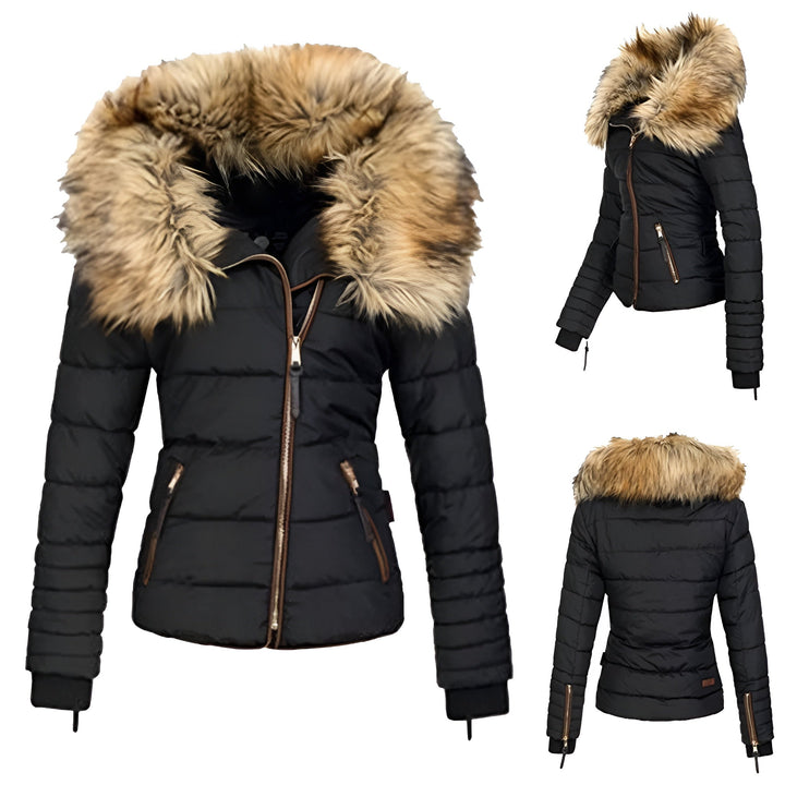 Paulina | Women’s faux fur hooded puffer jacket