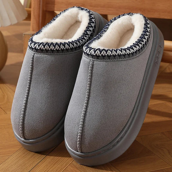 Aleyna | Women’s fluffy platform winter slippers