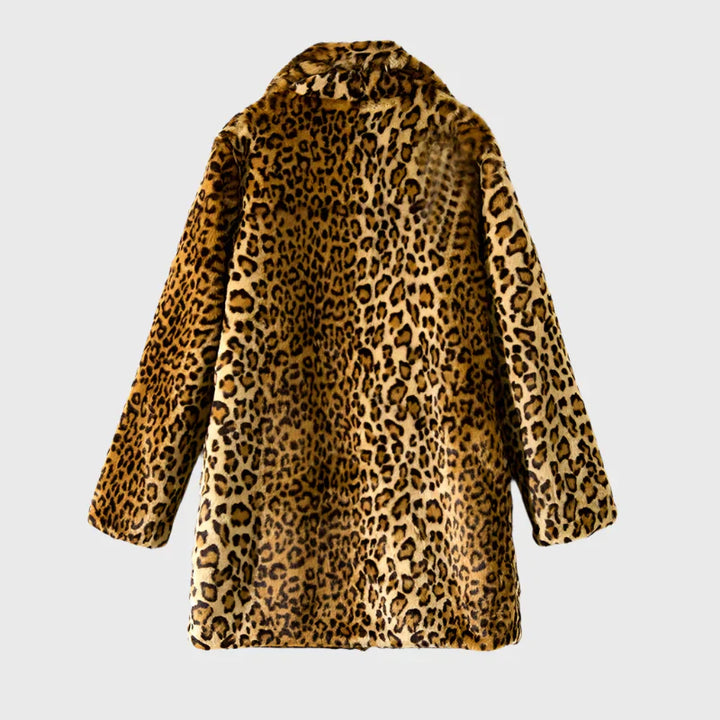 Laurel | Women’s leopard faux fur coat