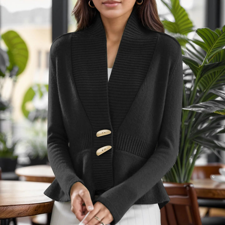 Kylie | Women’s scandinavian-style v-neck button cardigan