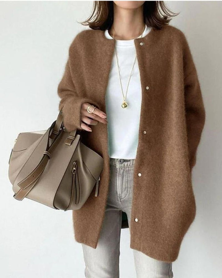 Aisling | Women's long wool cardigan