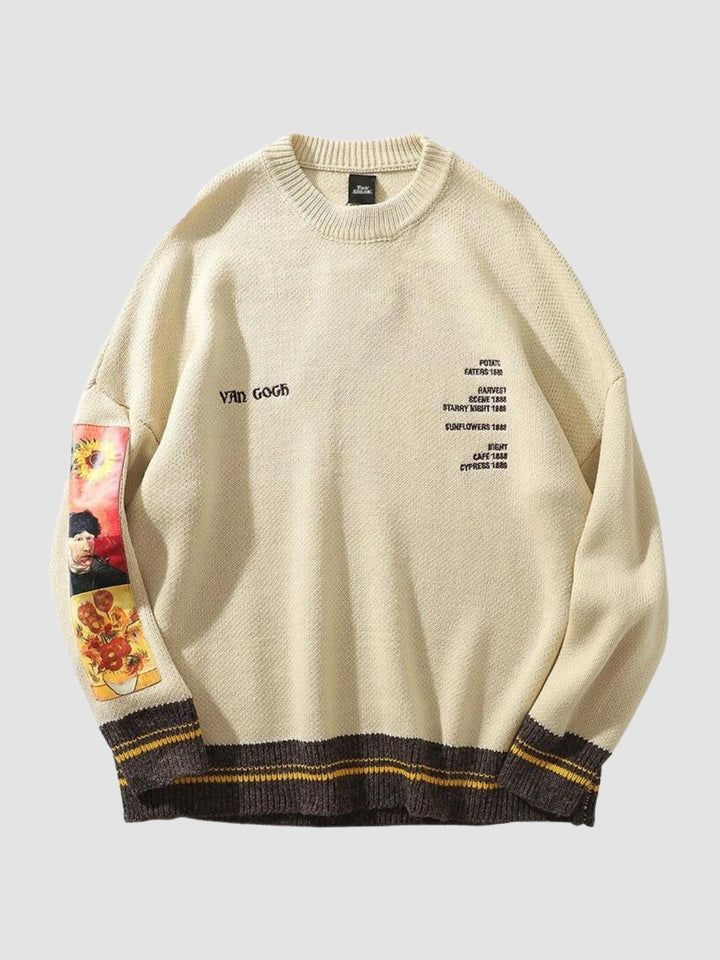 Gia | Women's printed retro sweater
