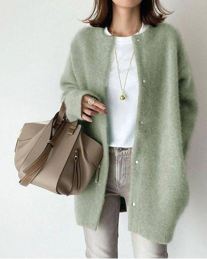 Aisling | Women's long wool cardigan