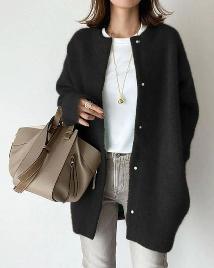 Aisling | Women's long wool cardigan
