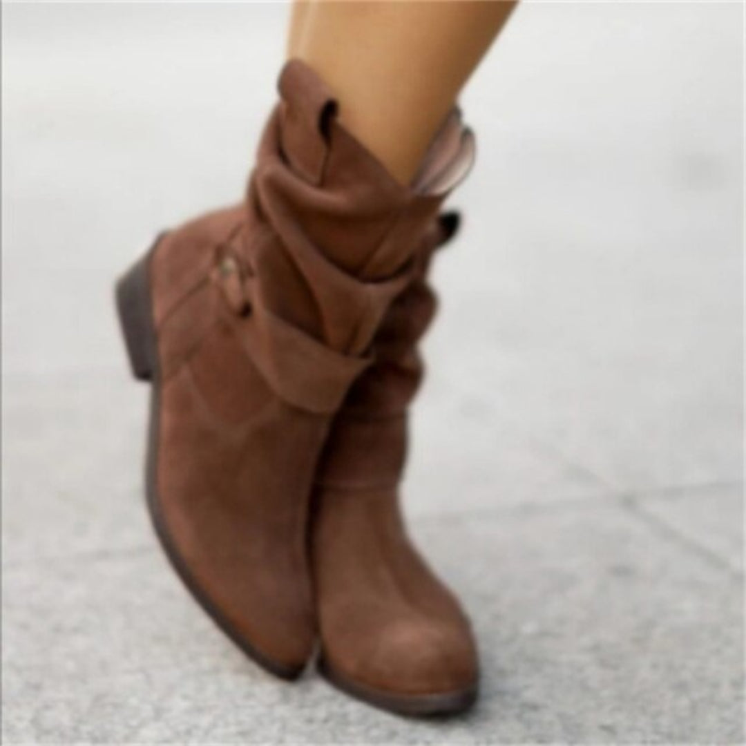 Ainsley | Suede slouch summer boots