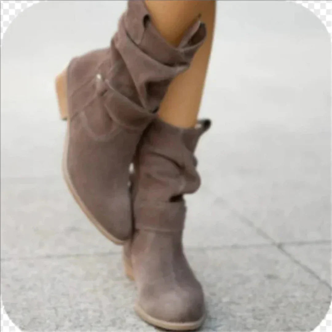 Ainsley | Suede slouch summer boots