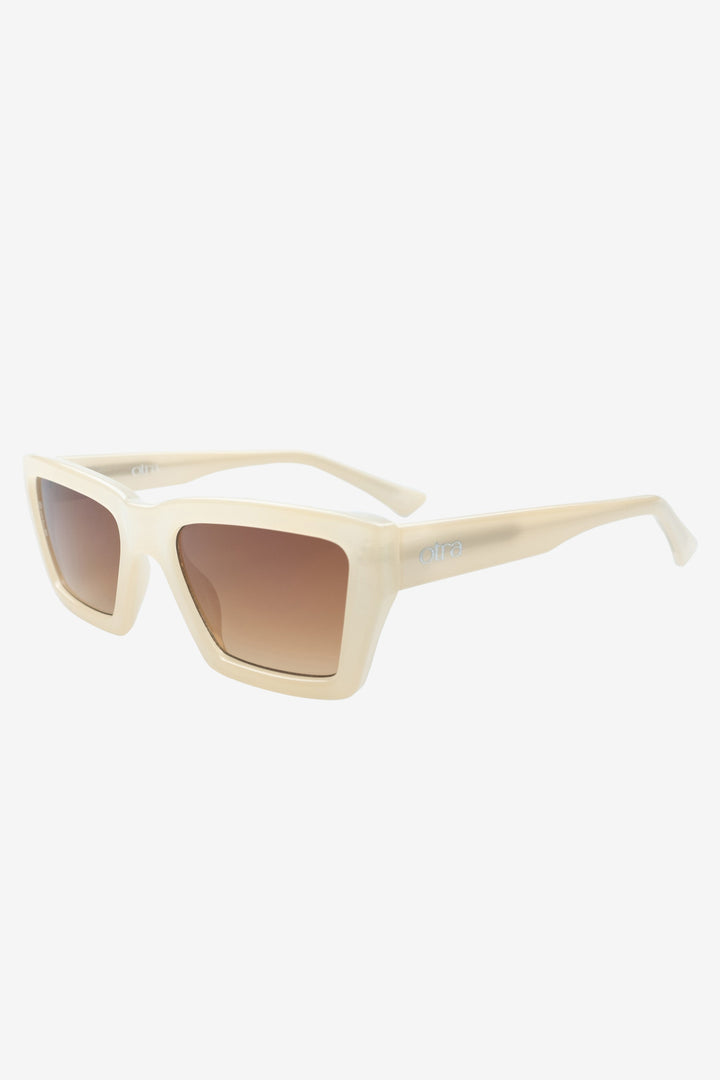 Genesis | Women’s square-frame sunglasses with brown-fade lenses