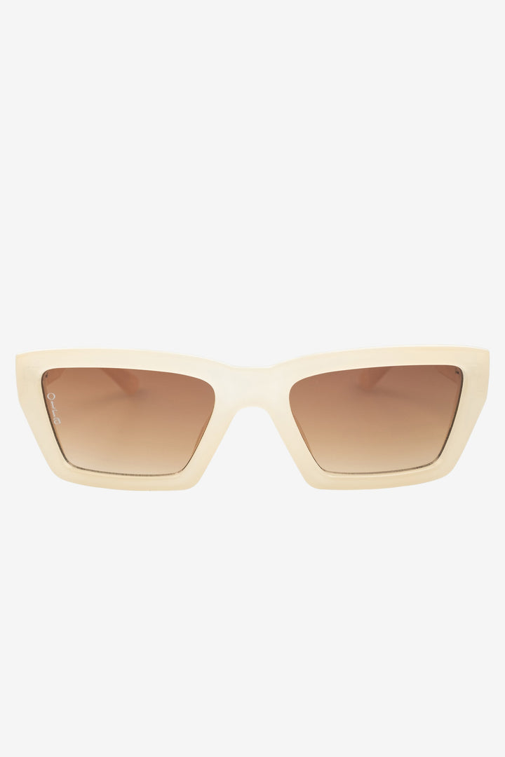 Genesis | Women’s square-frame sunglasses with brown-fade lenses