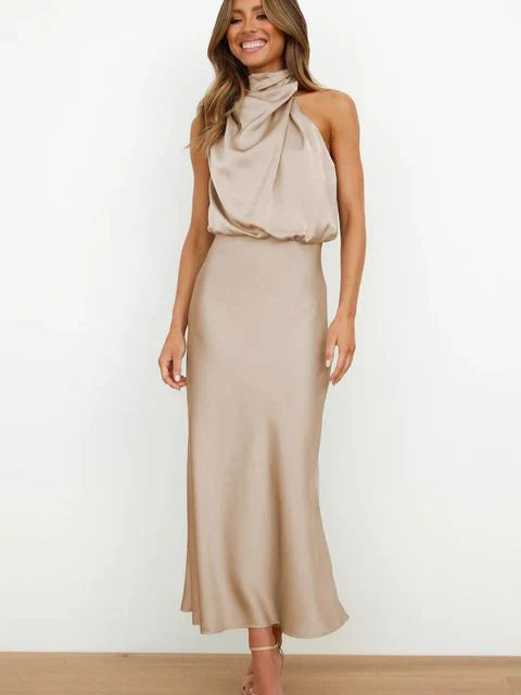 Adhara | Off-shoulder midi dress