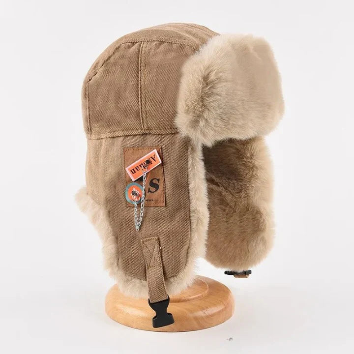 Nicole | Women's faux fur-lined trapper hat
