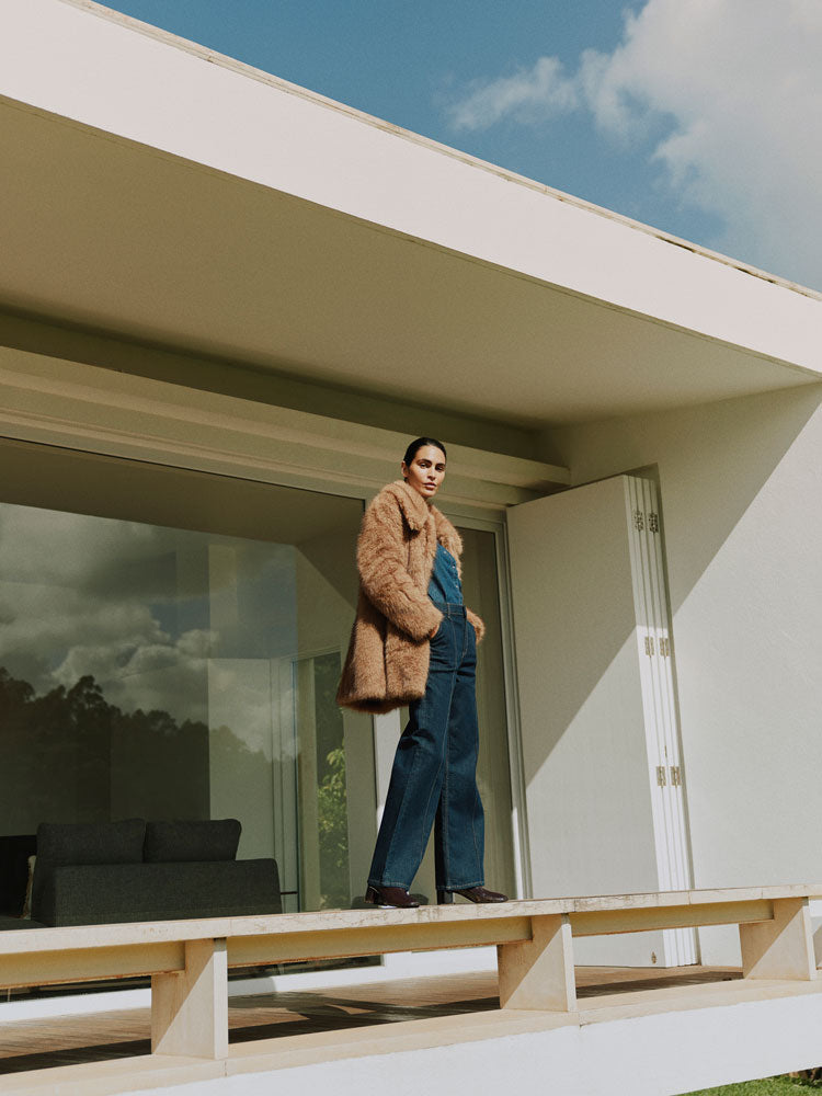 Agatha | Women’s long faux fur coat