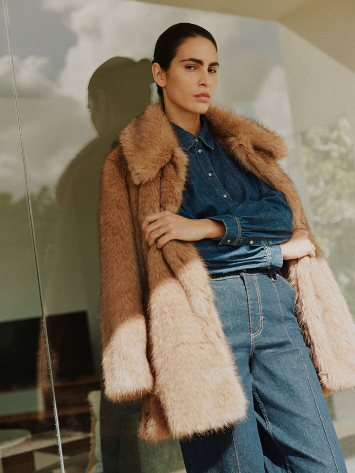 Agatha | Women’s long faux fur coat