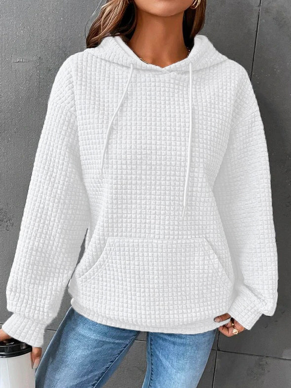 Honey | Women’s casual hoodie jacket with drawstring hood and front pockets