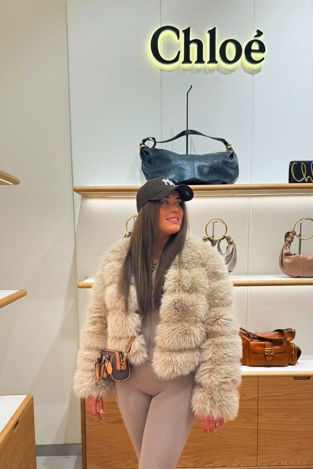 Kinsley | Women’s faux fur bubble coat