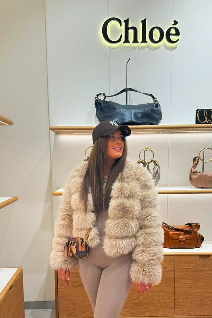 Kinsley | Women’s faux fur bubble coat