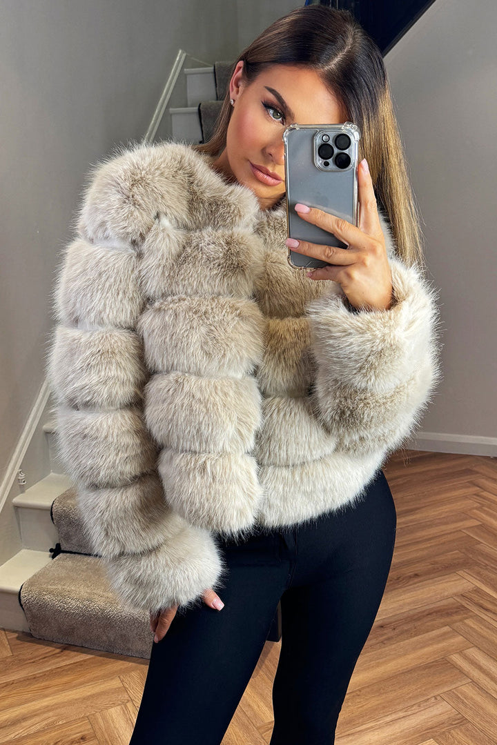 Kinsley | Women’s faux fur bubble coat