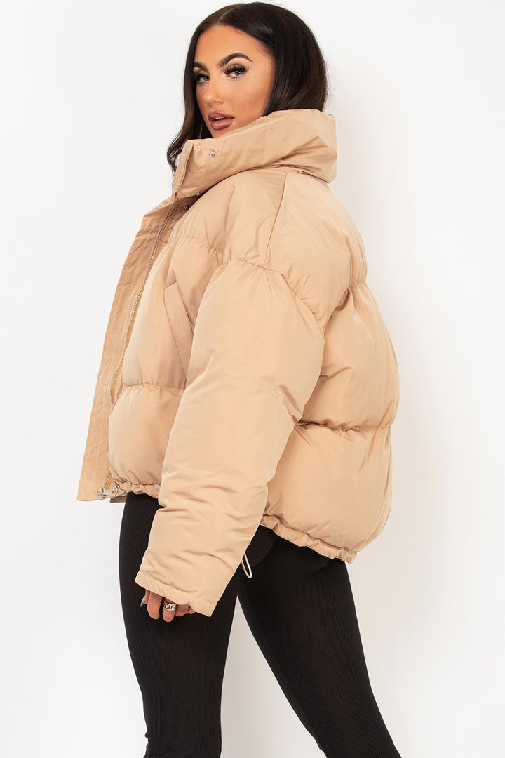 Alivia | Women’s oversized puffer jacket with drawstring hem