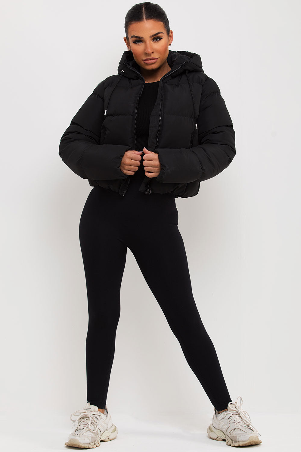Nova | Women’s cropped hooded puffer jacket