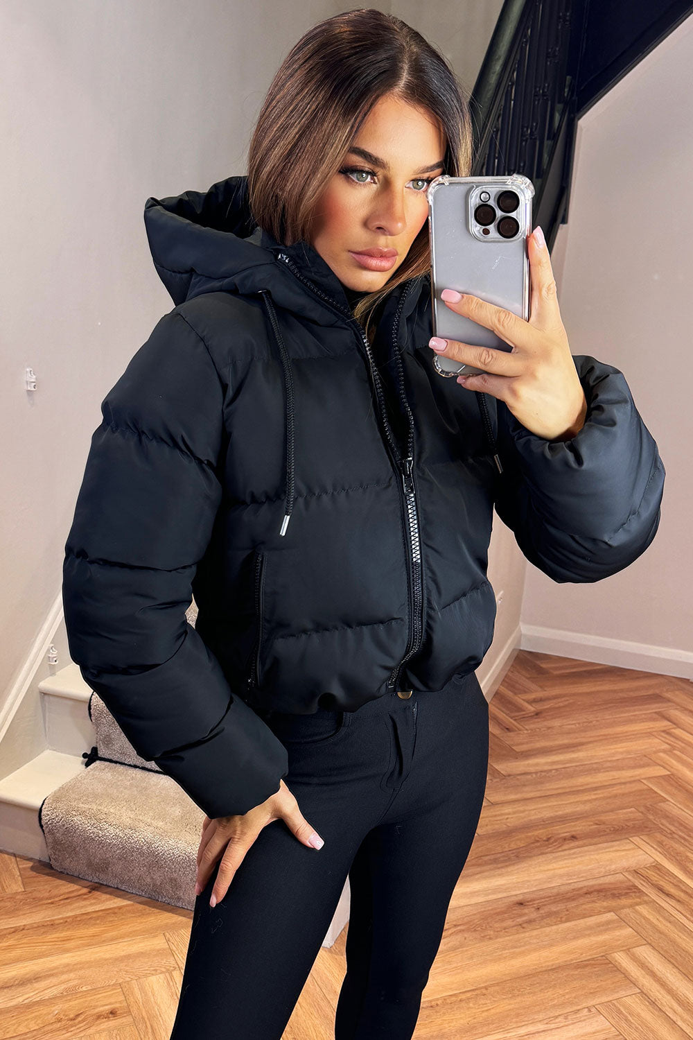 Nova | Women’s cropped hooded puffer jacket