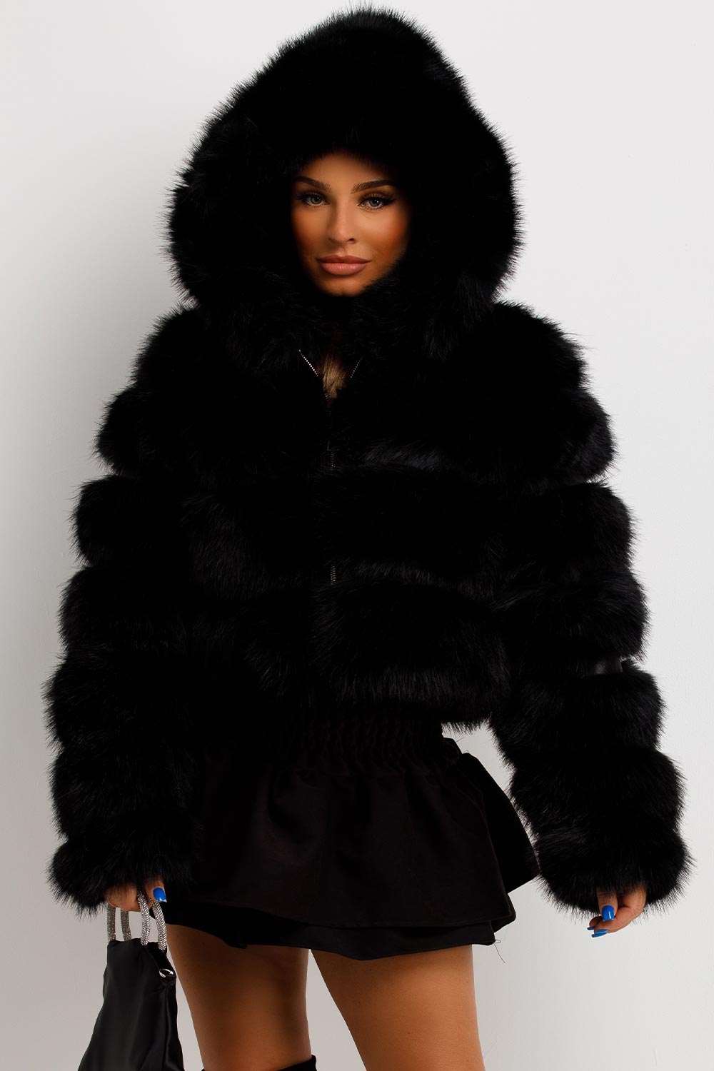 Esme | Women’s hooded faux fur jacket
