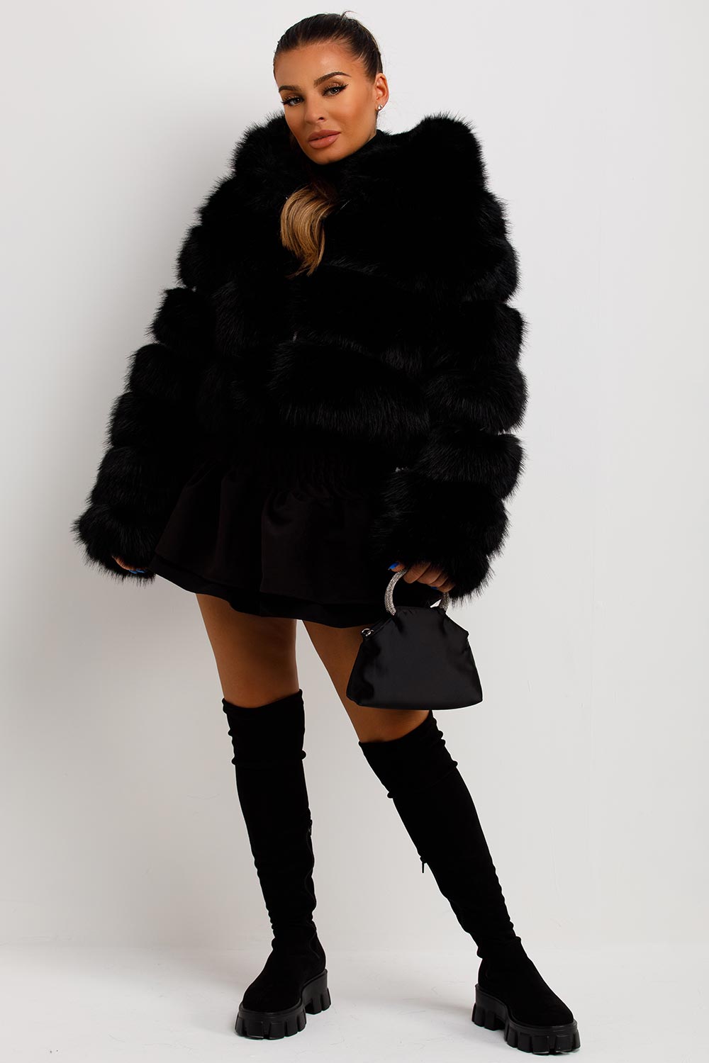 Esme | Women’s hooded faux fur jacket