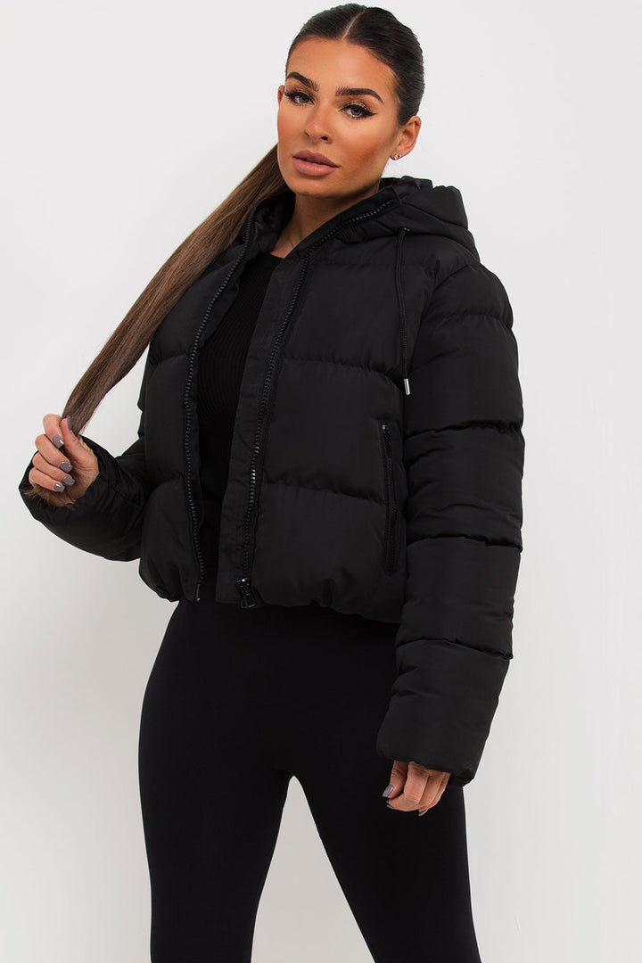 Nova | Women’s cropped hooded puffer jacket