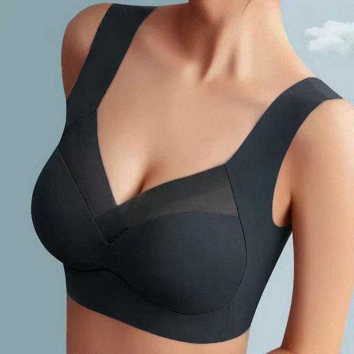 Ayesha | Women’s seamless v-neck bra with wide straps
