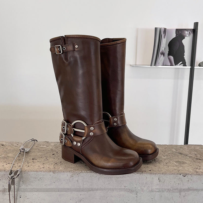 Loisa | Western tall boots