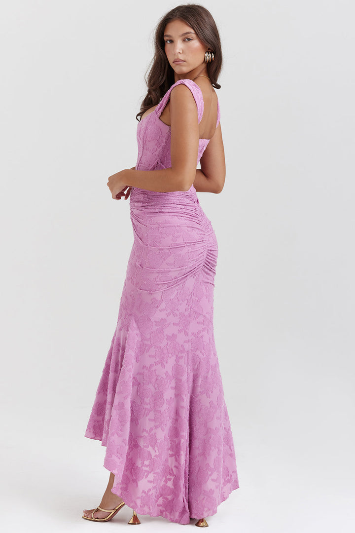 Vicky | Women’s regal draped midi dress