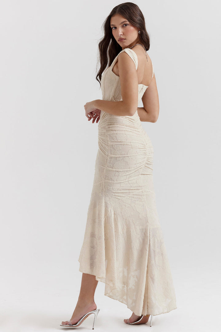 Vicky | Women’s regal draped midi dress