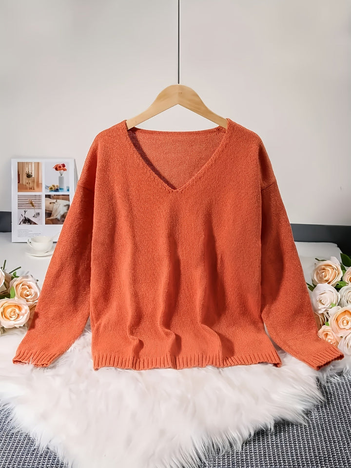 Abby | Women’s knit sweater with timeless design and versatile fit
