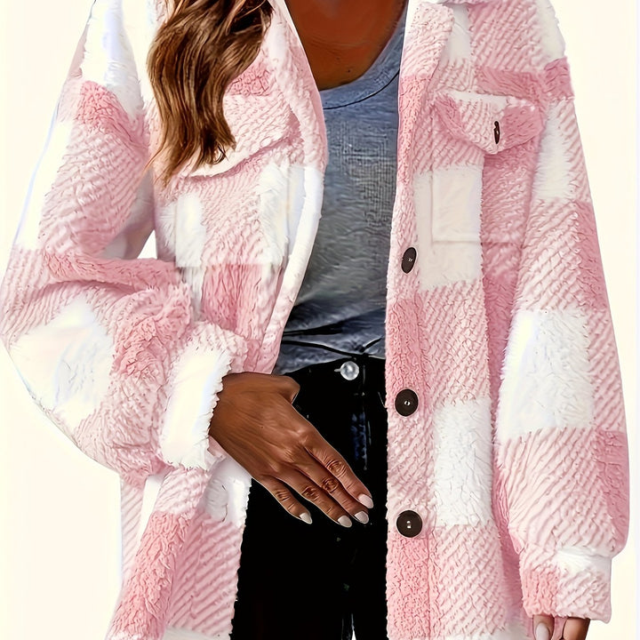 Shar | Elegant directional fluffy winter jacket