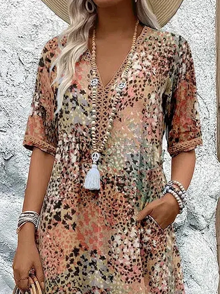 Cora | Vibrant midi dress