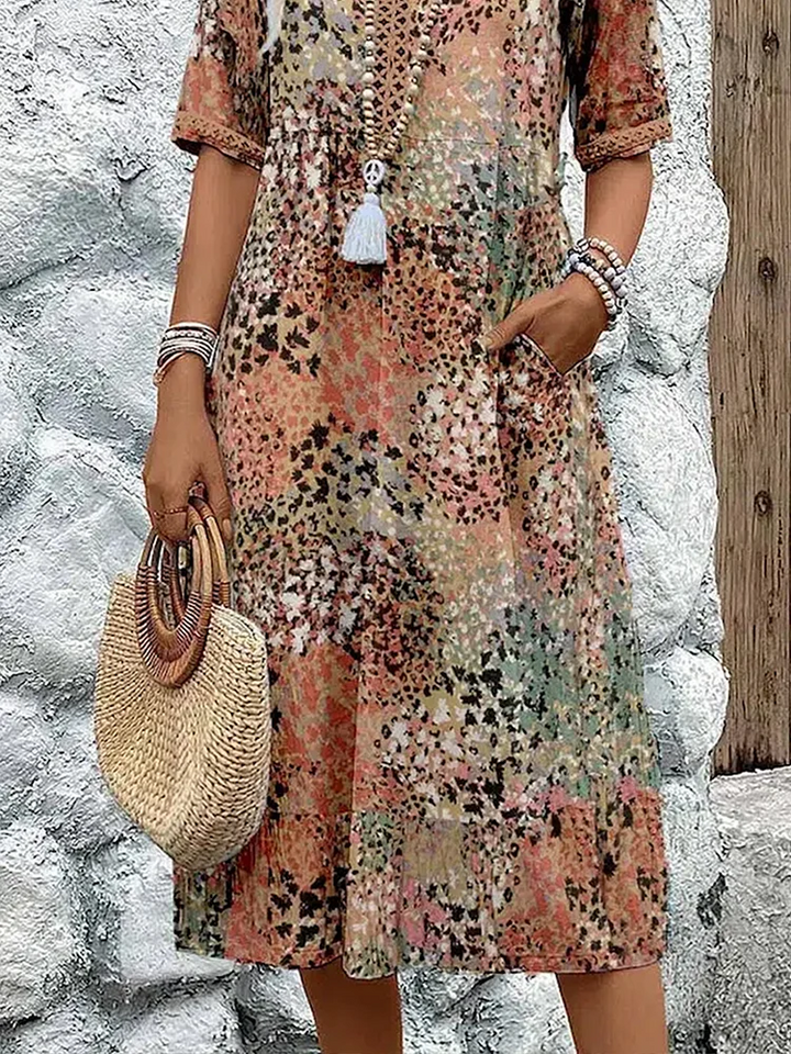 Cora | Vibrant midi dress