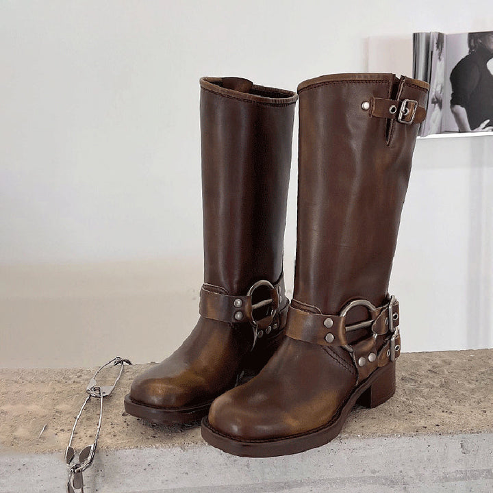 Loisa | Western tall boots
