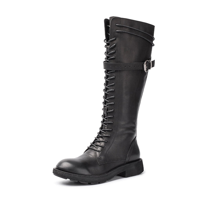 Rio | Lace-up knee-high riding boots