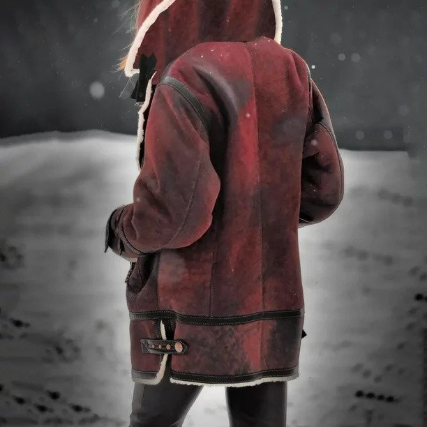 Ramona | Women’s faux shearling aviator jacket