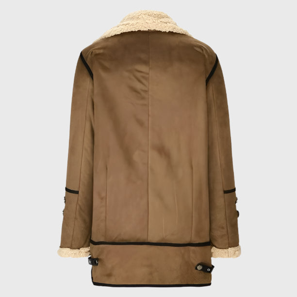 Ramona | Women’s faux shearling aviator jacket