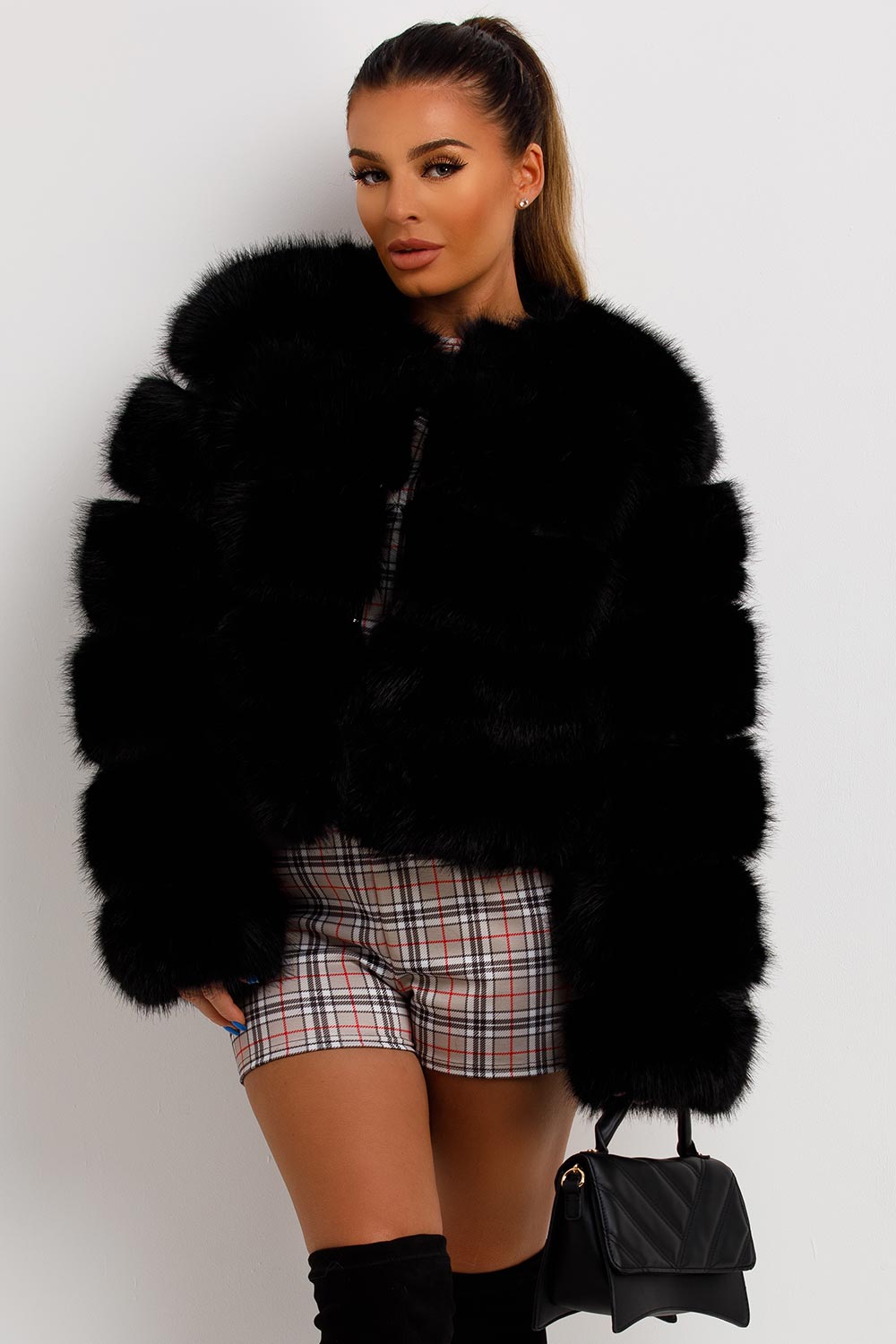 Goldie | Women’s faux fur bubble coat