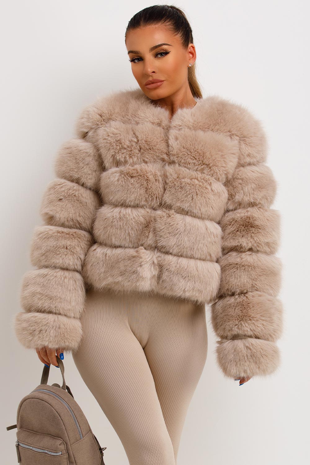 Kinsley | Women’s faux fur bubble coat