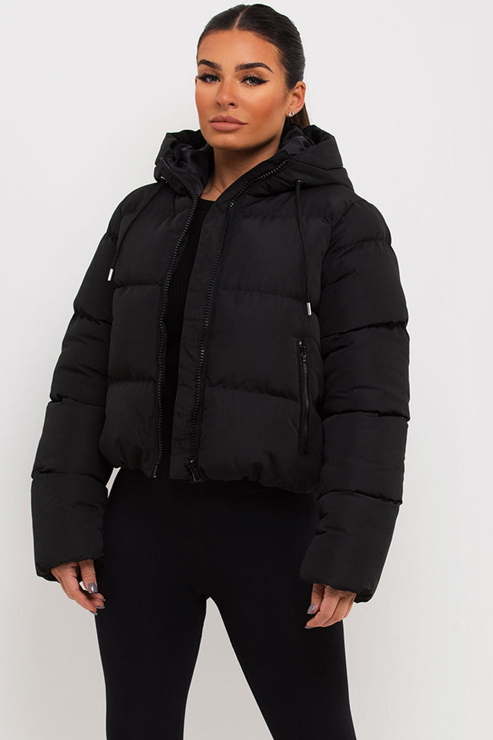 Nova | Women’s cropped hooded puffer jacket