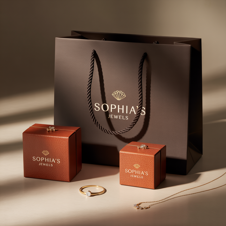 Lucille | Women’s jewelry set with emerald accents and golden finish
