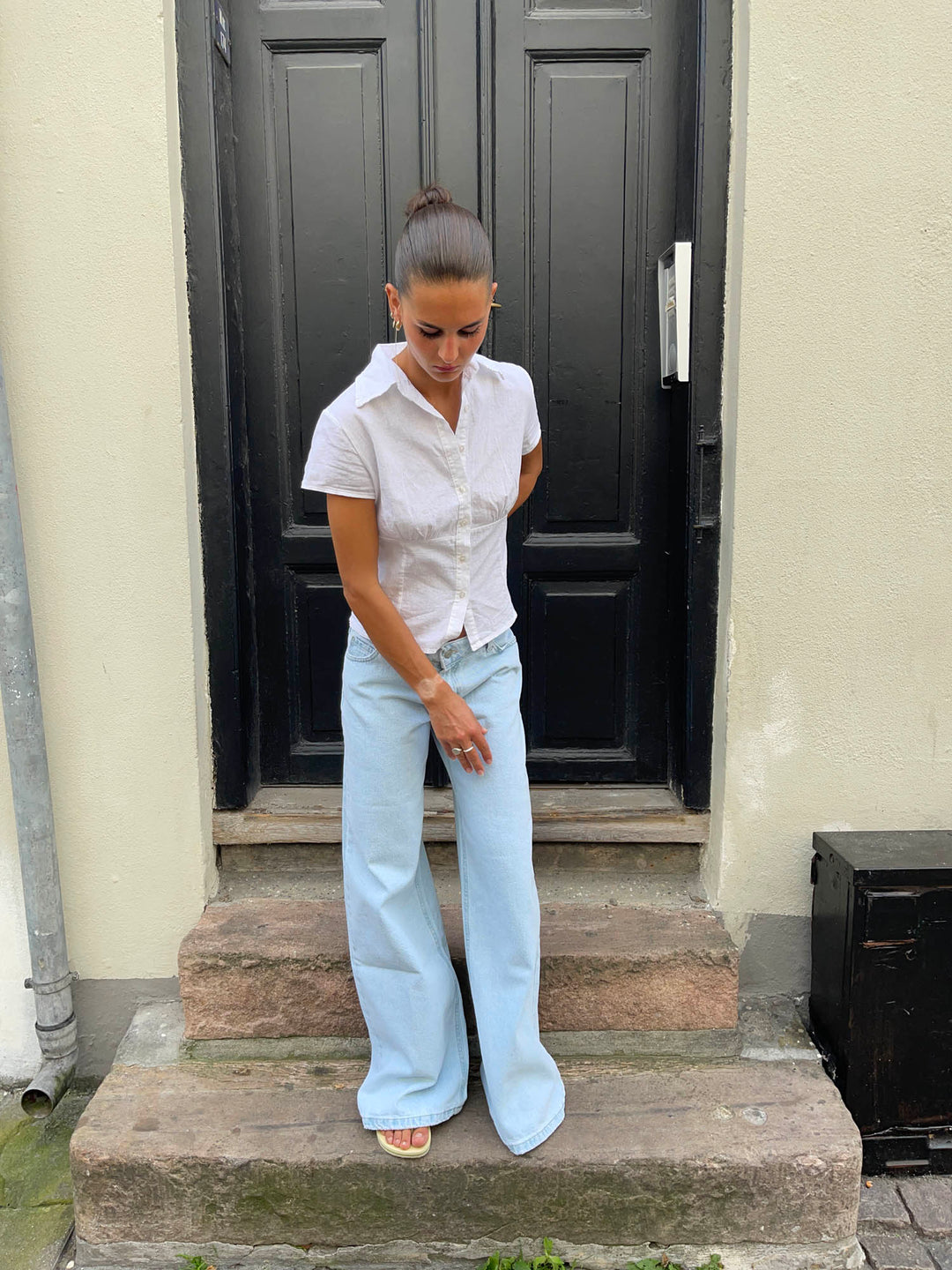 Louisia | Women’s high-waist denim straight jeans