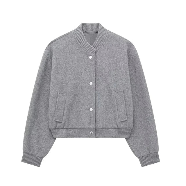 Pam | Women’s cropped bomber jacket with modern cut and casual flair